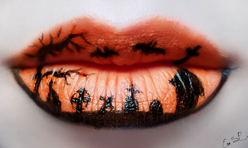 9 cách vẽ môi đẹp cho đêm halloween ấn tượng nhất