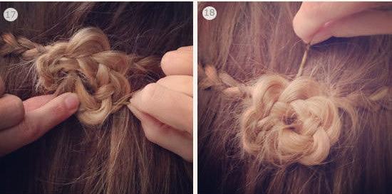 Cách tết tóc nữ hình hoa mai dễ làm cho bạn nữ