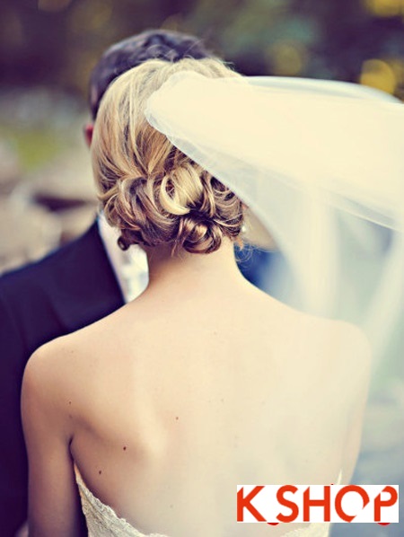 Búi tóc đẹp lãng mạn quyến rũ cuốn hút ngày cưới