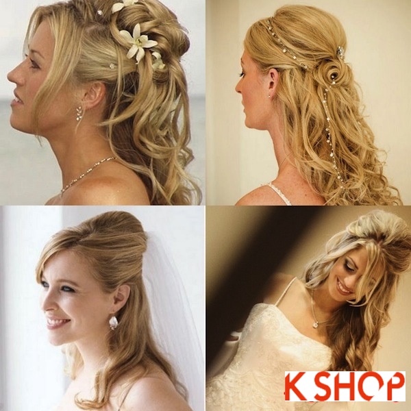 Lựa chọn kiểu tóc cô dâu đẹp đầy quyến rũ cuốn hút trong ngày cưới