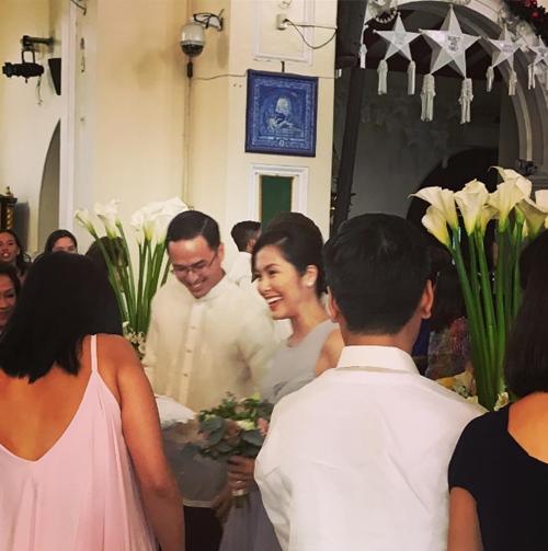 Tăng thanh hà dự đám cưới chị chồng tại philippines