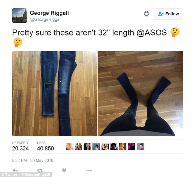 Quần jeans quái dị của asos và những cái kết phũ phàng