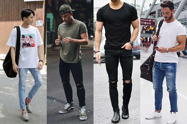 Cách mix đồ với quần jean nam cực đẹp và mạnh mẽ