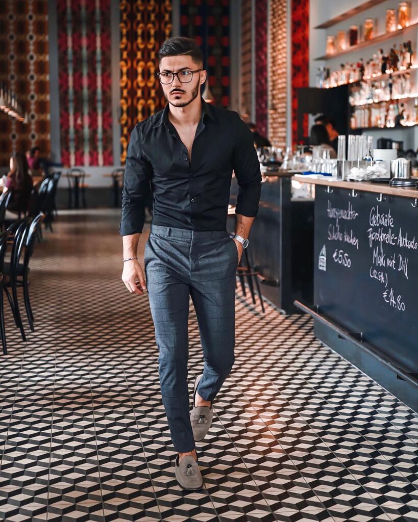 7 tips phối áo sơ mi với quần trouser giúp chàng phong cách