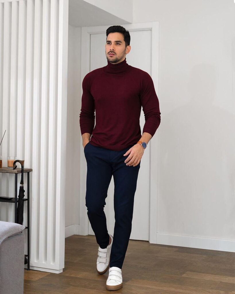 Cảm hứng phối quần trouser tối màu giúp chàng đến công sở phong cách